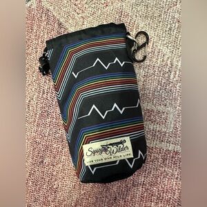 Sipsey wilder water bottle holder rainbow heartbeat clip on belt attachment NWOT